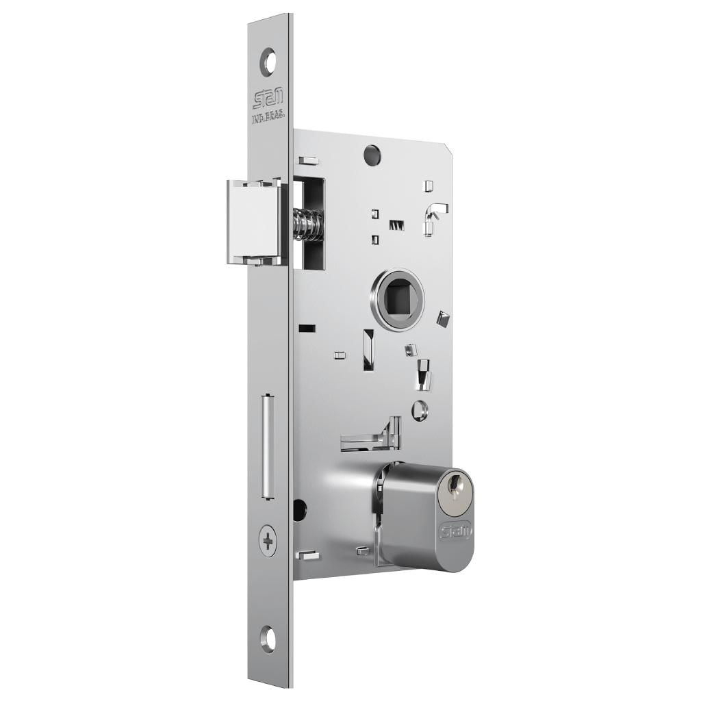 Encontraproduto.com.br - Fechadura De Porta Stam Gorge 1800/21 Externa Inox Cromado
