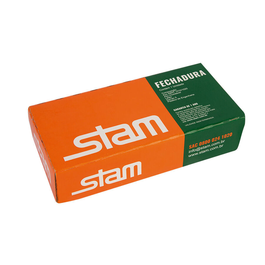 Encontraproduto.com.br - Fechadura De Porta Stam Gorge 1800/21 Externa Inox Cromado