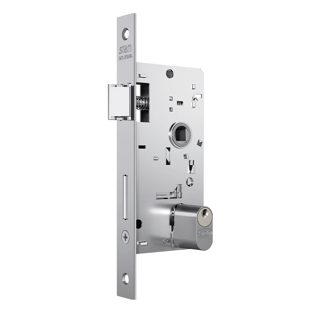 Encontraproduto.com.br - Fechadura De Porta Stam Gorge 1800/21 Externa Inox Cromado