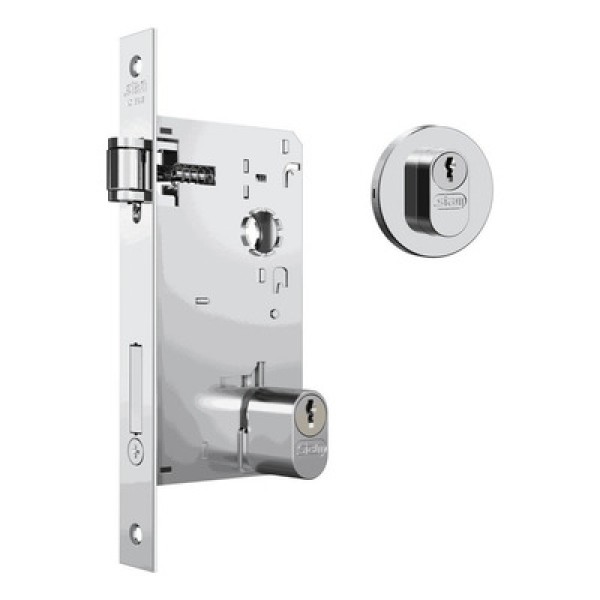 Encontraproduto.com.br - Fechadura Ros 55mm 1601 Ros Red Classic Inox Pivotante Stam