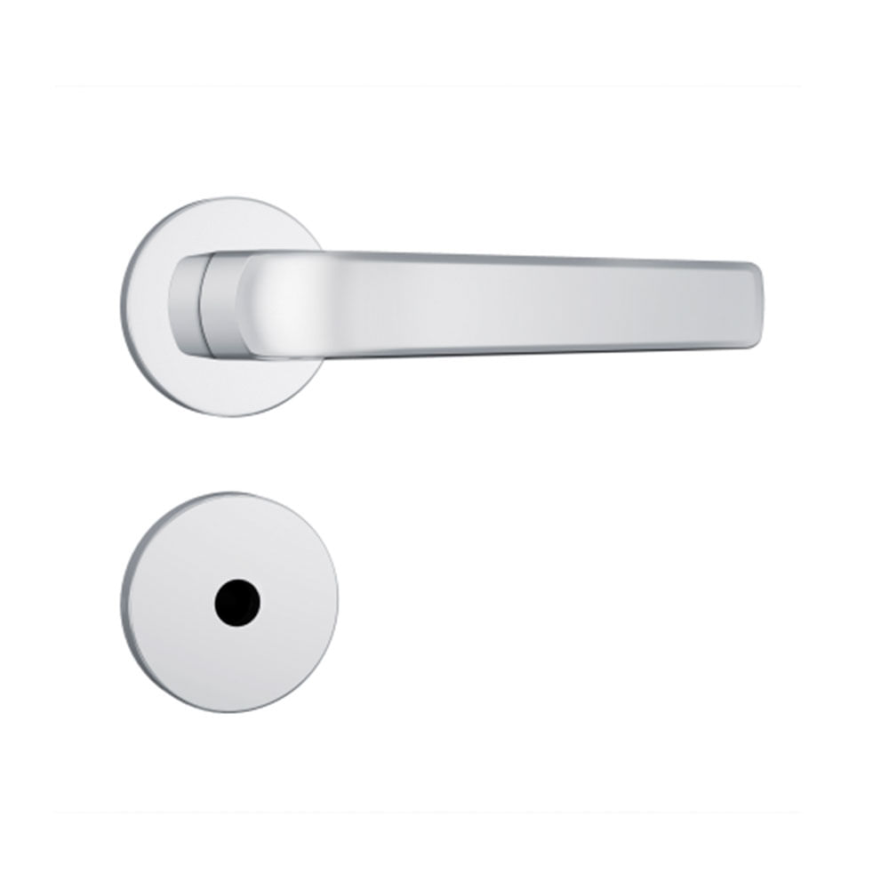 Fechadura Tetra com Roseta Redonda Inox Cromado 800-17 - Stam