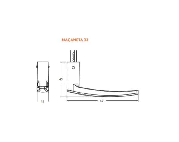 Encontraproduto.com.br - Fechadura Stam Inox Cromada 40 Mm Roseta Quadrada Banheiro / Wc
