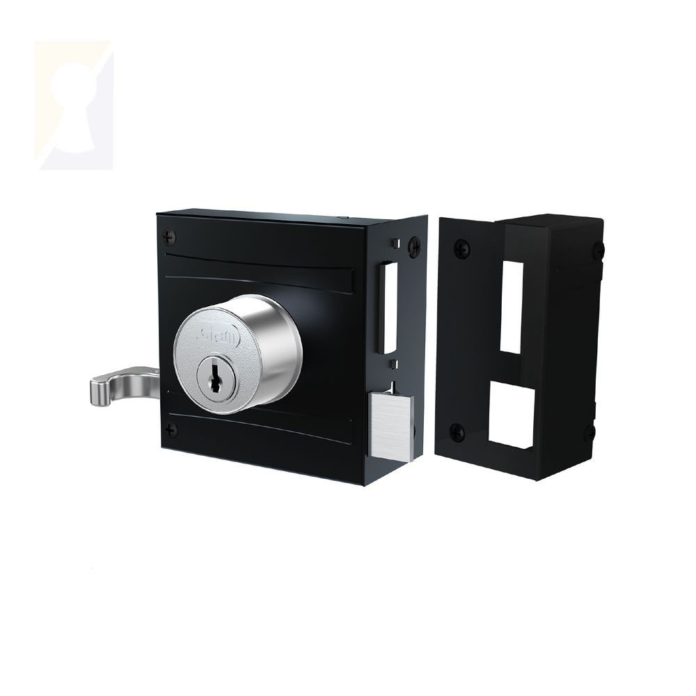Encontraproduto.com.br - Fechadura Elétrica (Abre Para Dentro) Preto Fosco Stam