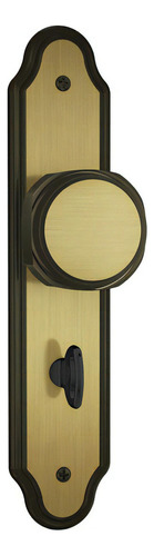 Encontraproduto.com.br - Fechadura para Banheiro com Maçaneta Bola 823/02 Roseta Quadrada Oxidada - Stam.