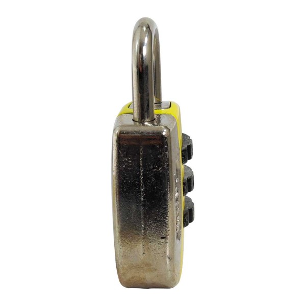 Encontraproduto.com.br - Cadeado com Segredo Stam Life Colors 20mm Amarelo