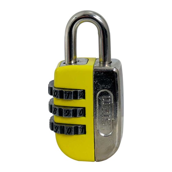 Encontraproduto.com.br - Cadeado com Segredo Stam Life Colors 20mm Amarelo