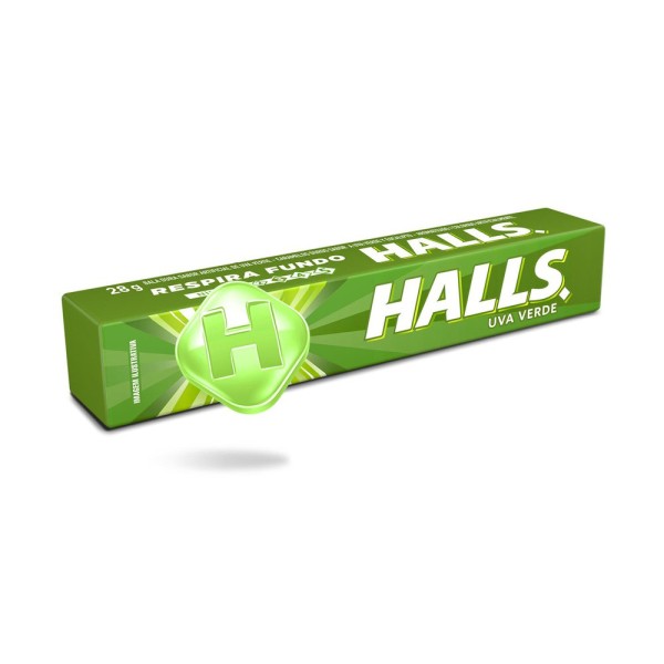 Encontraproduto.com.br - Bala Halls Uva Verde 28g
