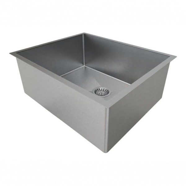 Encontraproduto.com.br - Cuba C/ Calha P/ Louça 50X40 Resistente Bancada Porta Talher