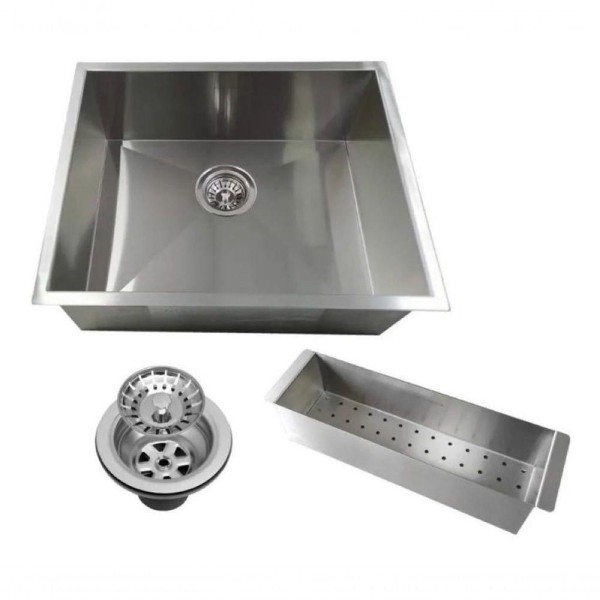 Encontraproduto.com.br - Pia Cuba De Inox C/ Escorredor Embutido 60X40 Com Valvula