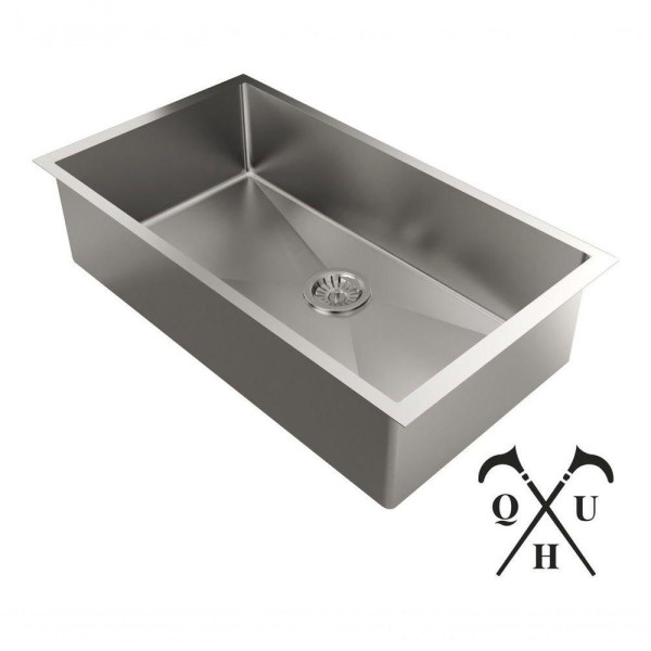 Encontraproduto.com.br - Pia Cuba Quadrada C/ Escorredor Aço Inox 70X40 C/ Valvula