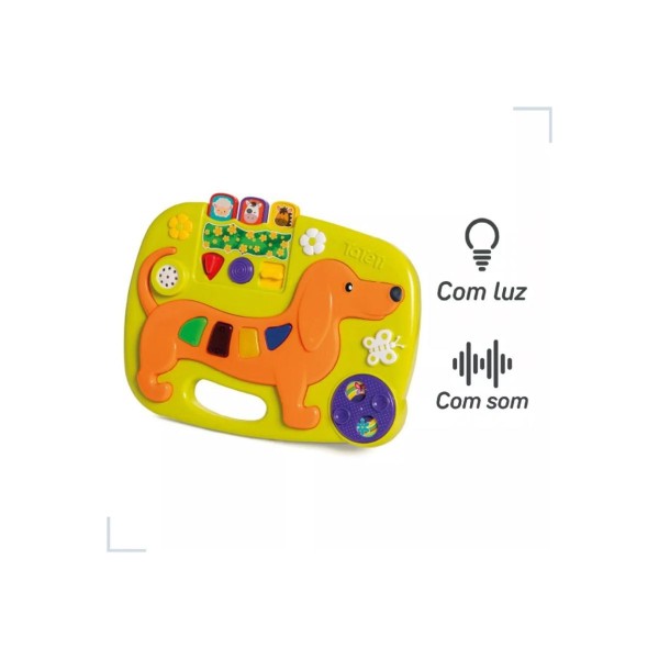 Encontraproduto.com.br - Cãozinho Musical Verde Tateti 0232_Vd