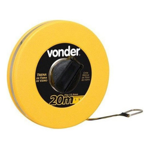 Encontraproduto.com.br - Trena Fibra 20Mx12,5Mm Longa Fechada - Vonder