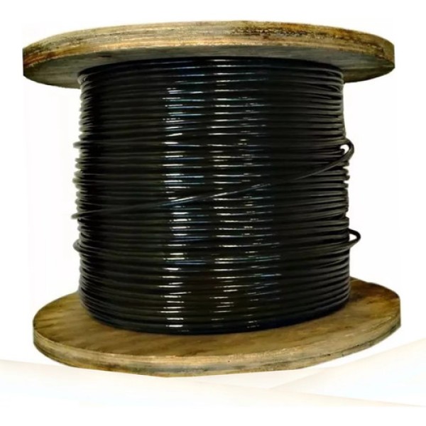 Encontraproduto.com.br - Cabo De Aço Galv. 3,2mm 1/8  6 X 19 Pvc Academia - 50 Metros