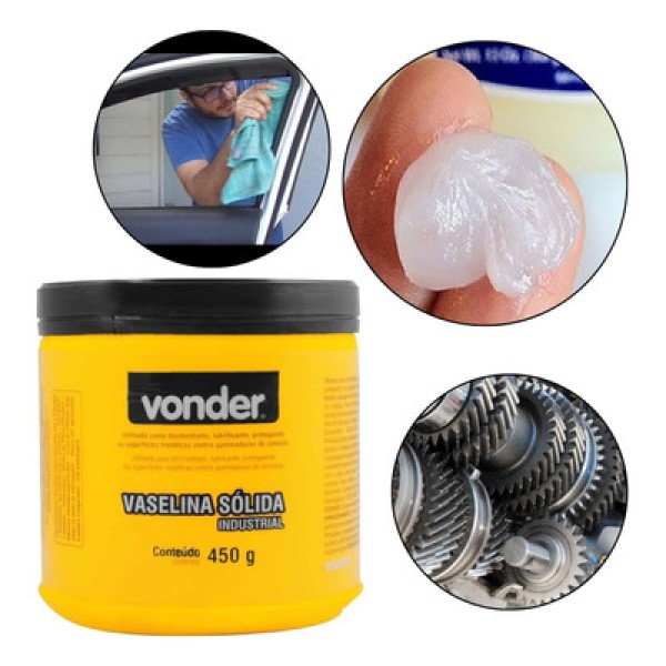 Encontraproduto.com.br - VASELINA SOLIDA INDUSTRIAL 450G VONDER