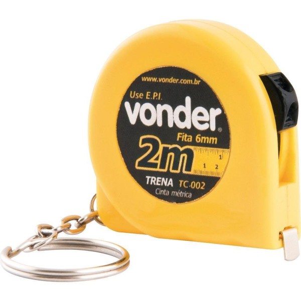Trena Aço 2Mx6Mm Chaveiro - Vonder