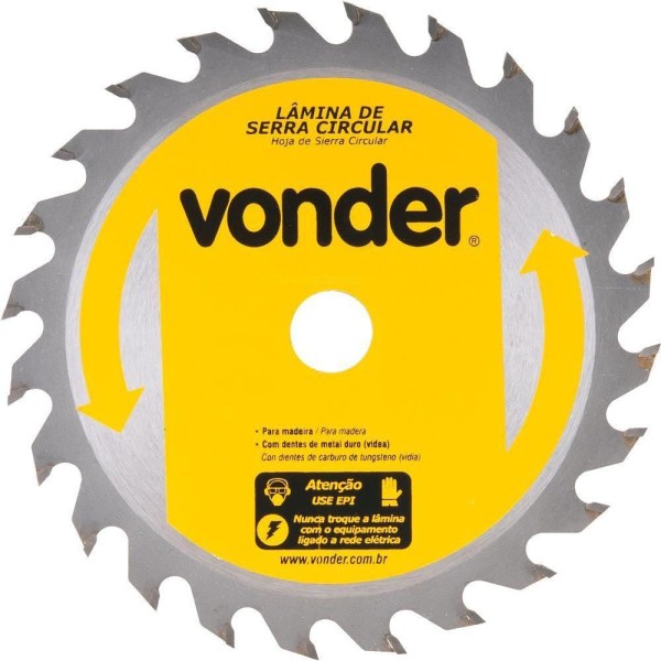 Lamina Serra Circ Vídea 350x30x3,8mm 24D 3800rpm Vonder