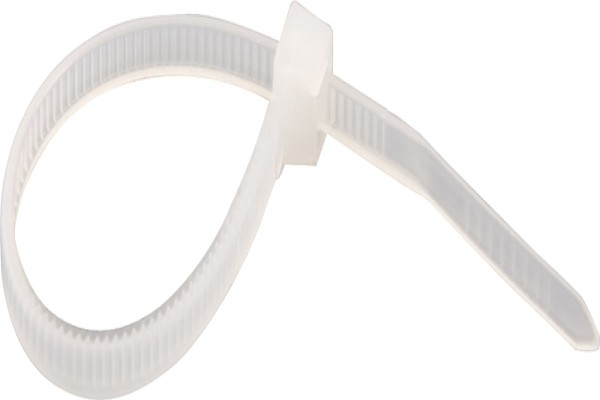 Encontraproduto.com.br - Abraçadeira de nylon 140x3,6mm branca com 100 peças - Vonder