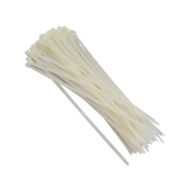 Abraçadeira de Nylon Vonder Branca 2,5x100mm Pacote com 100 Unidades