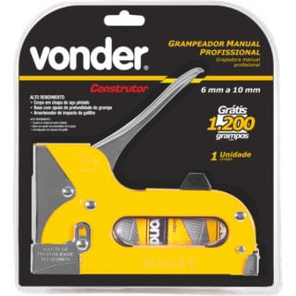Encontraproduto.com.br - GRAMPEADOR CONSTRUTOR VONDER