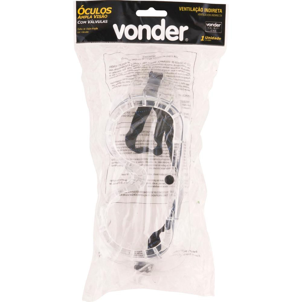 Óculos de proteção ampla visão - vonder