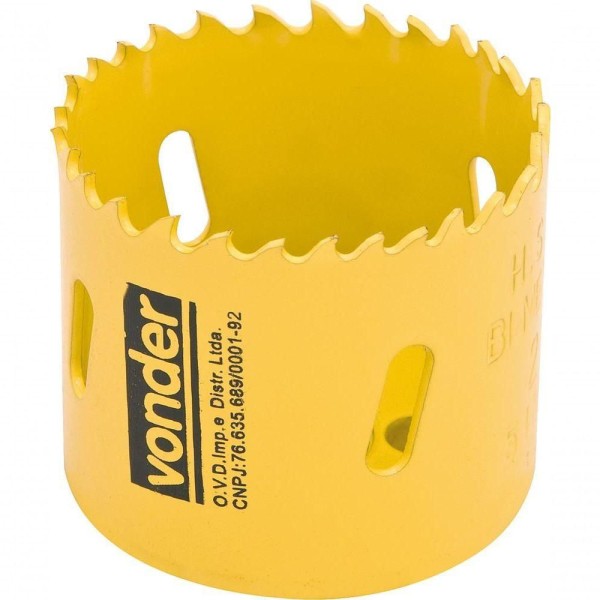 Serra copo aço rápido 43mm bimetálica para metal - Vonder