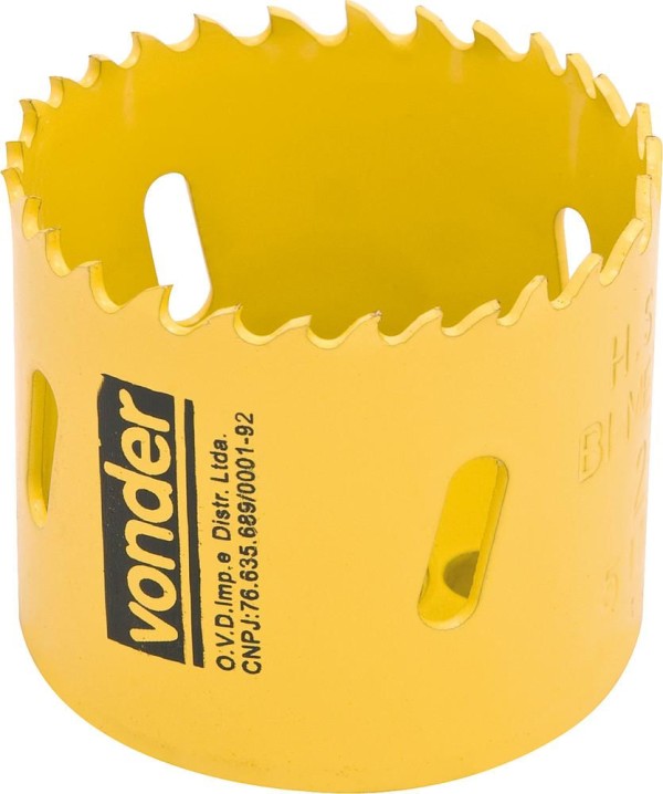 Encontraproduto.com.br - Serra copo aço rápido 43mm bimetálica para metal - Vonder