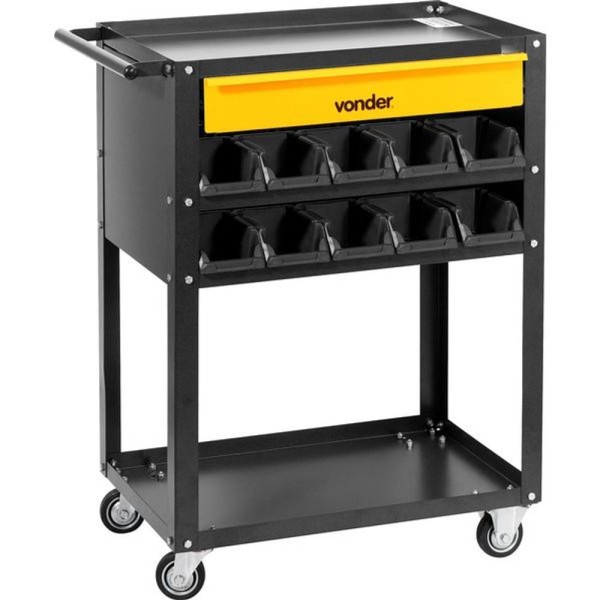 Encontraproduto.com.br - Carro Para Ferramentas Desmontável Com 1 Gaveta E 20 Gaveteiros Vd 1021 Vonder