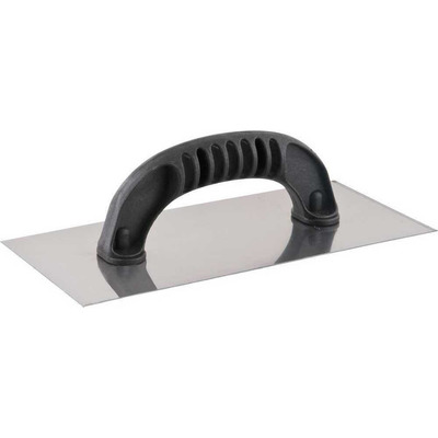 Encontraproduto.com.br - Desempenadeira Aço Lisa 12,0x25,5cm Cabo Plástico Fechado -