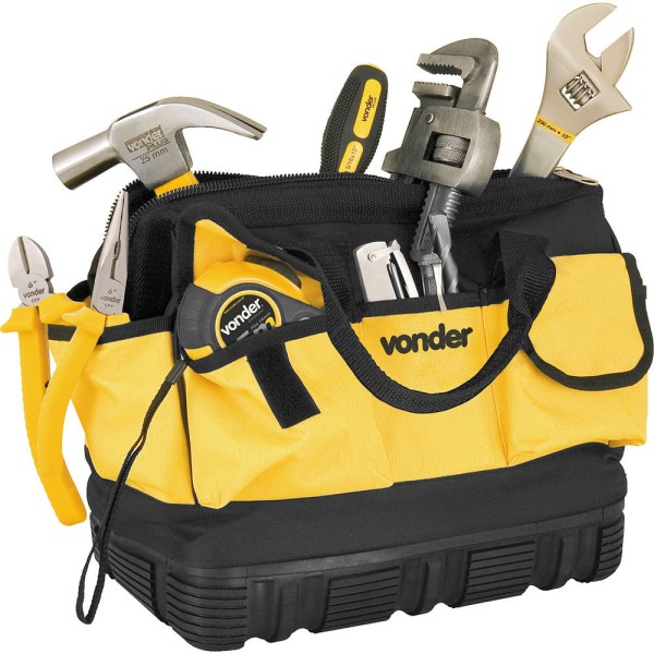 Encontraproduto.com.br - Bolsa lona 320x190x280mm 18 divisões bl010 - Vonder