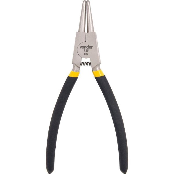 Encontraproduto.com.br - Alicate Para Anéis Externos Bico Curvo 8.1/2