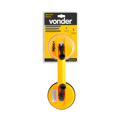 Encontraproduto.com.br - Ventosa dupla plástica capacidade 50kg - Vonder