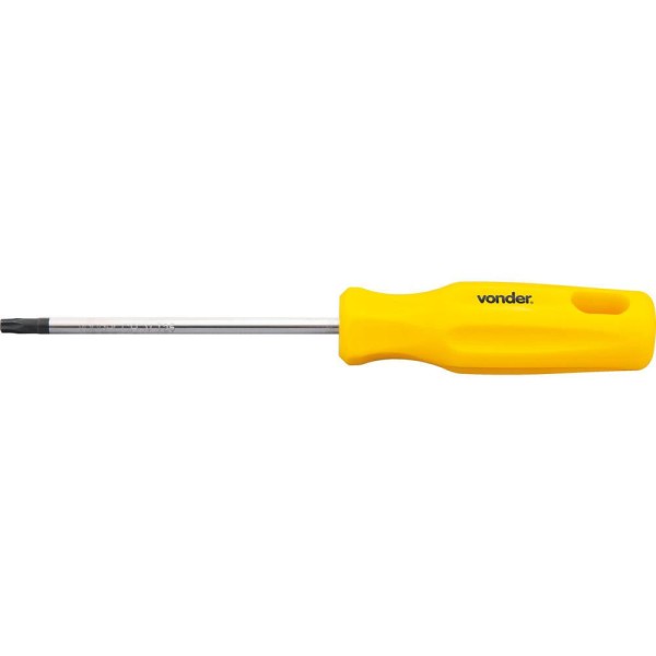 Chave torx t-25 com cabo reto cromo vanádio - Vonder