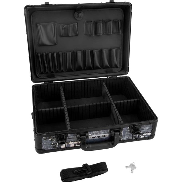 Encontraproduto.com.br - Maleta Para Ferramentas Profissional 455 Mm X 330 Mm X 152 Mm Mfv 313 Vonder