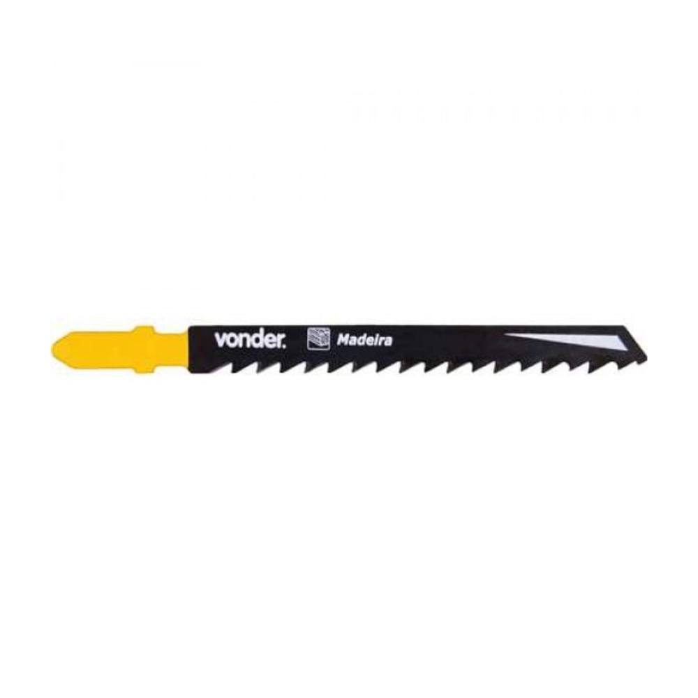 Encontraproduto.com.br - Lâmina de Serra Tico-Tico Vonder para Madeira/Plástico VD101B 5 Peças