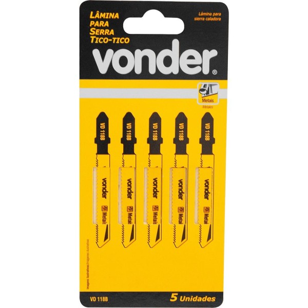Encontraproduto.com.br - LAM SERRA TICO-TICO VD 118B C/5 VONDER