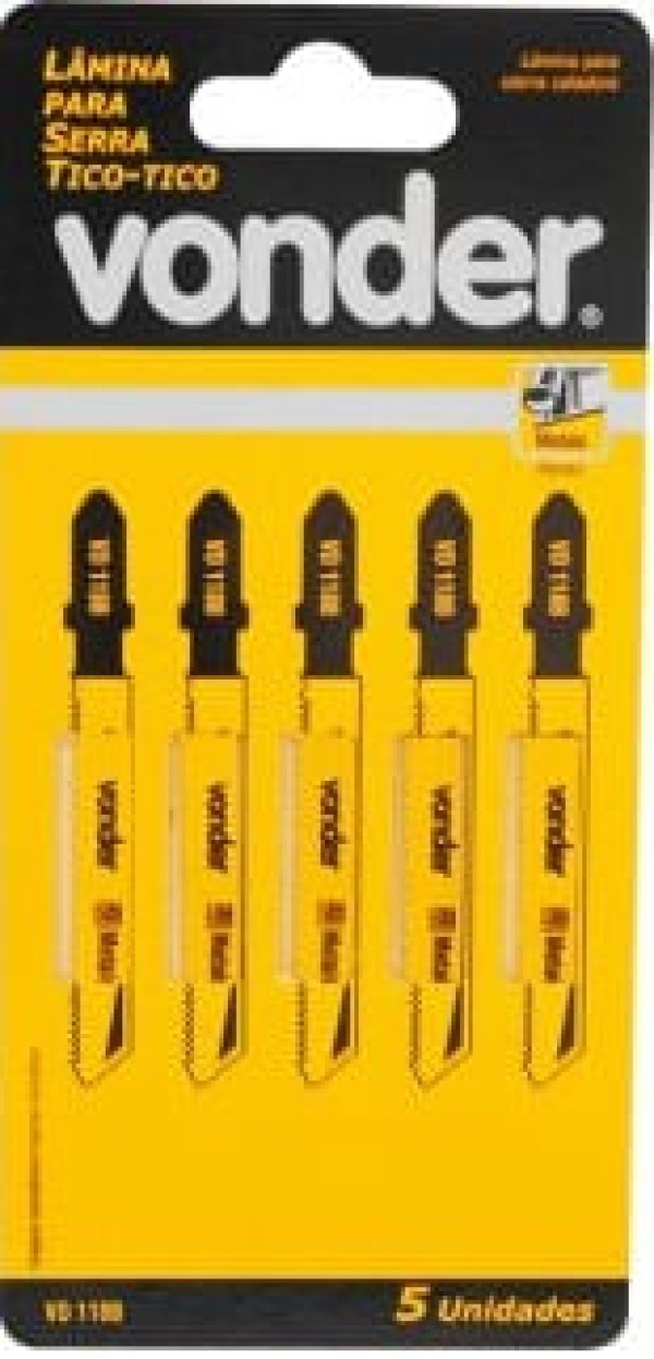 Encontraproduto.com.br - LAM SERRA TICO-TICO VD 118B C/5 VONDER