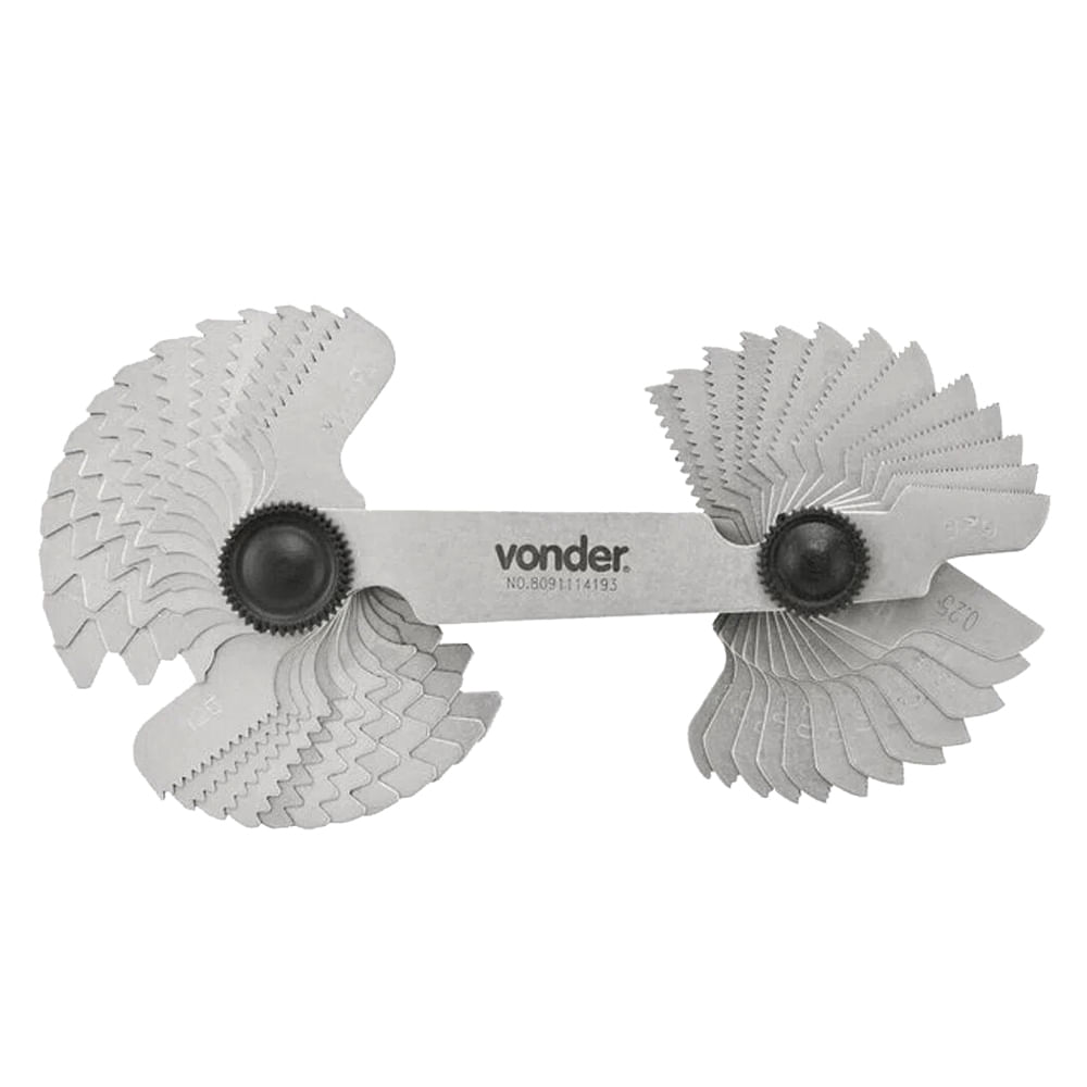 Encontraproduto.com.br - Cálibre/ Pente De Rosca Com 52 Lâminas CR 052 Vonder