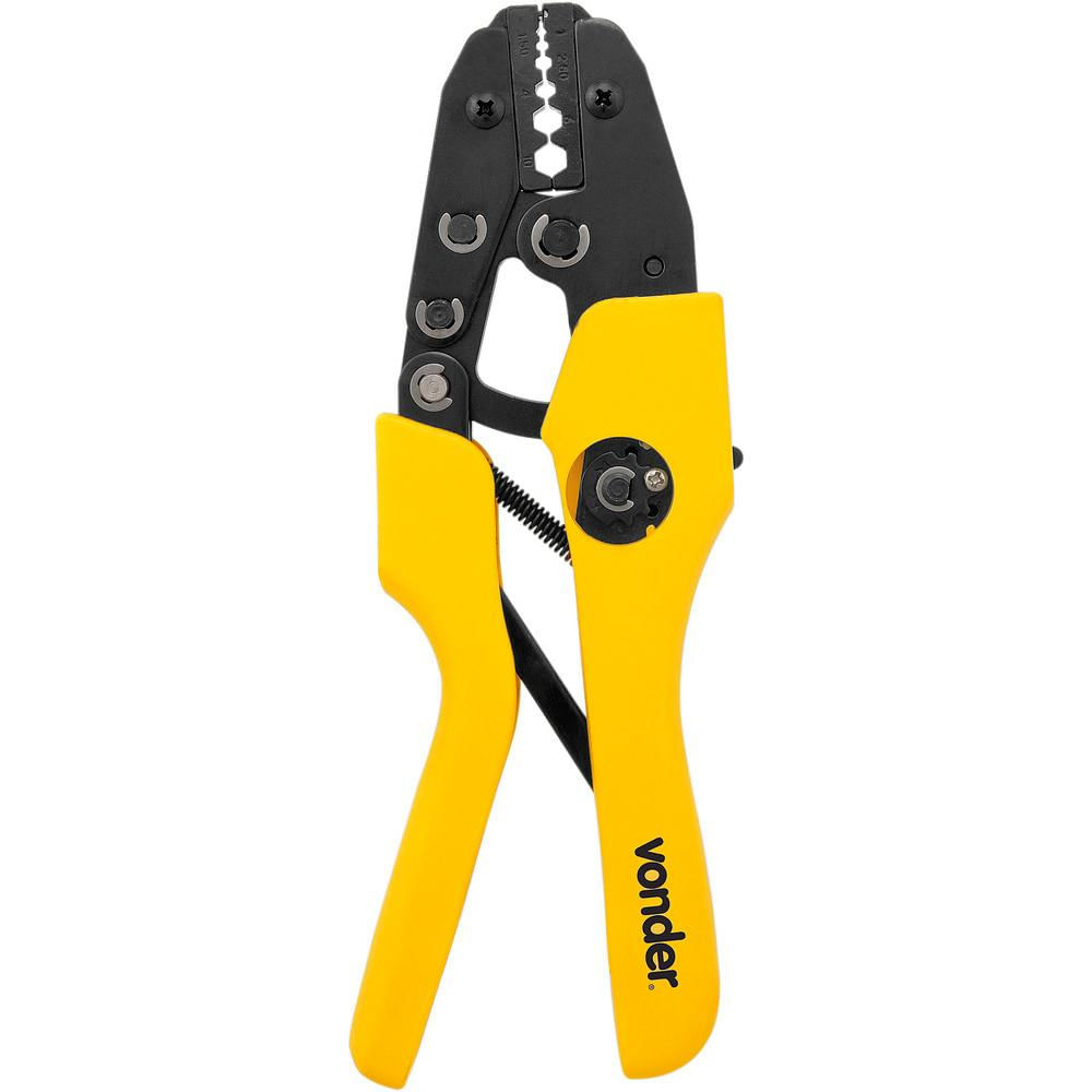 Encontraproduto.com.br - Alicate Crimpador para Terminais Não Isolados 0.50A 6.5mm AP-051 Vonder
