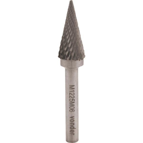 Encontraproduto.com.br - Lima rotativa vídea cônica 10x20mm haste 6mm lm010 - Vonder