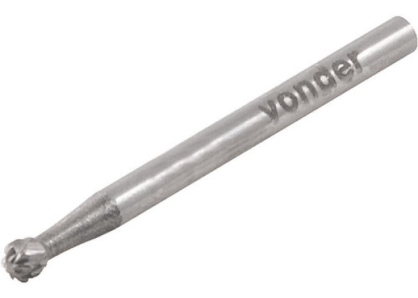 Lima Rotativa Esférica 4mmX4mm com Haste 3mm - Vonder