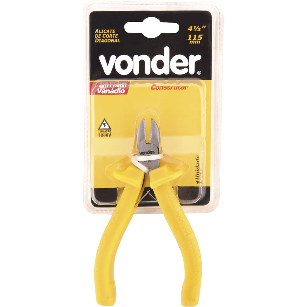 Encontraproduto.com.br - Alicate Corte Diagonal Vdc 4.1/2 Vonder