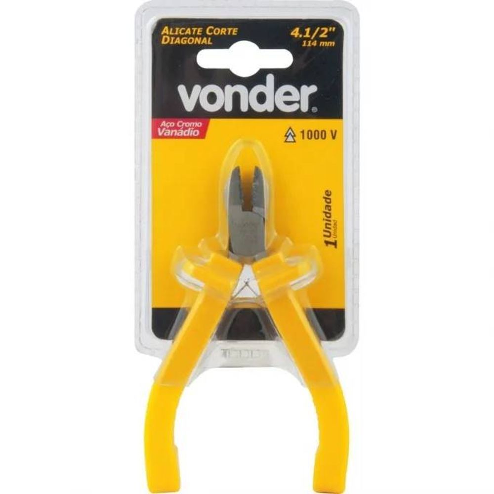 Encontraproduto.com.br - Alicate Corte Diagonal Vdc 4.1/2 Vonder