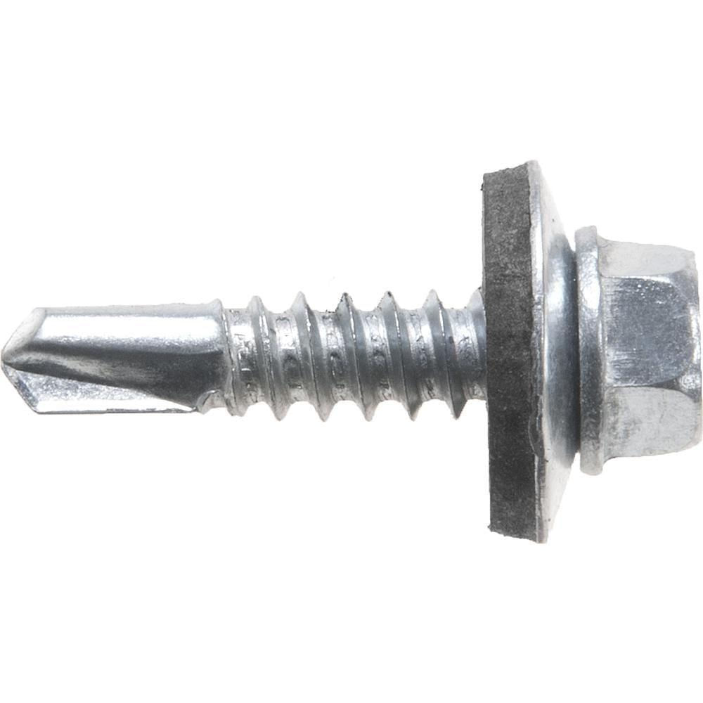 Parafuso com Vedação Telheiro Para Telha Auto Brocante 5,5x1mm