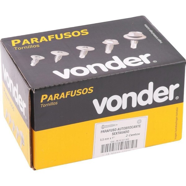 Encontraproduto.com.br - Parafuso com Vedação Telheiro Para Telha Auto Brocante 5,5x1mm