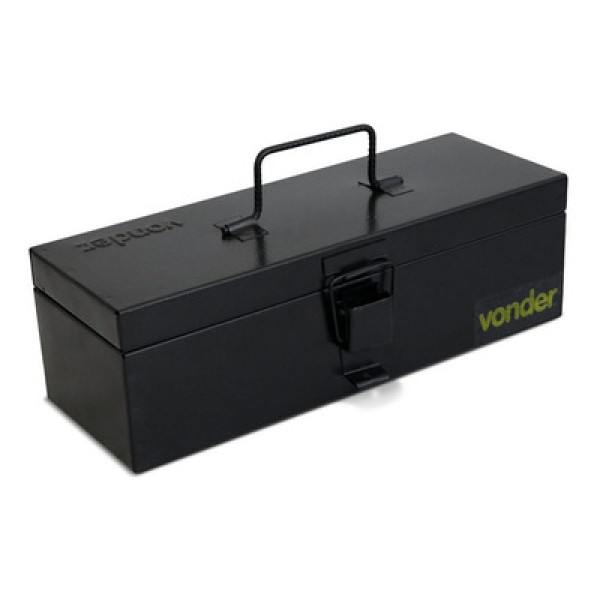 Caixa para ferramentas metálica Hobby 35cm amarelo e preto Vonder