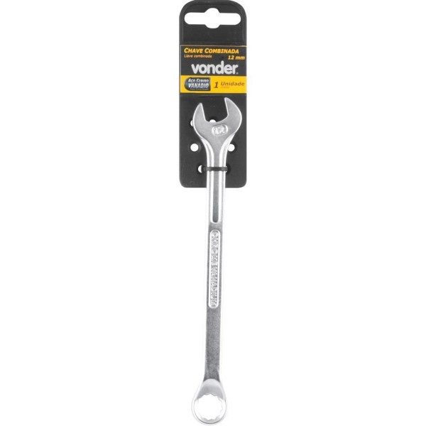 Encontraproduto.com.br - Chave Combinada 12 mm em Aço Cromo Vanádio Enc Vonder