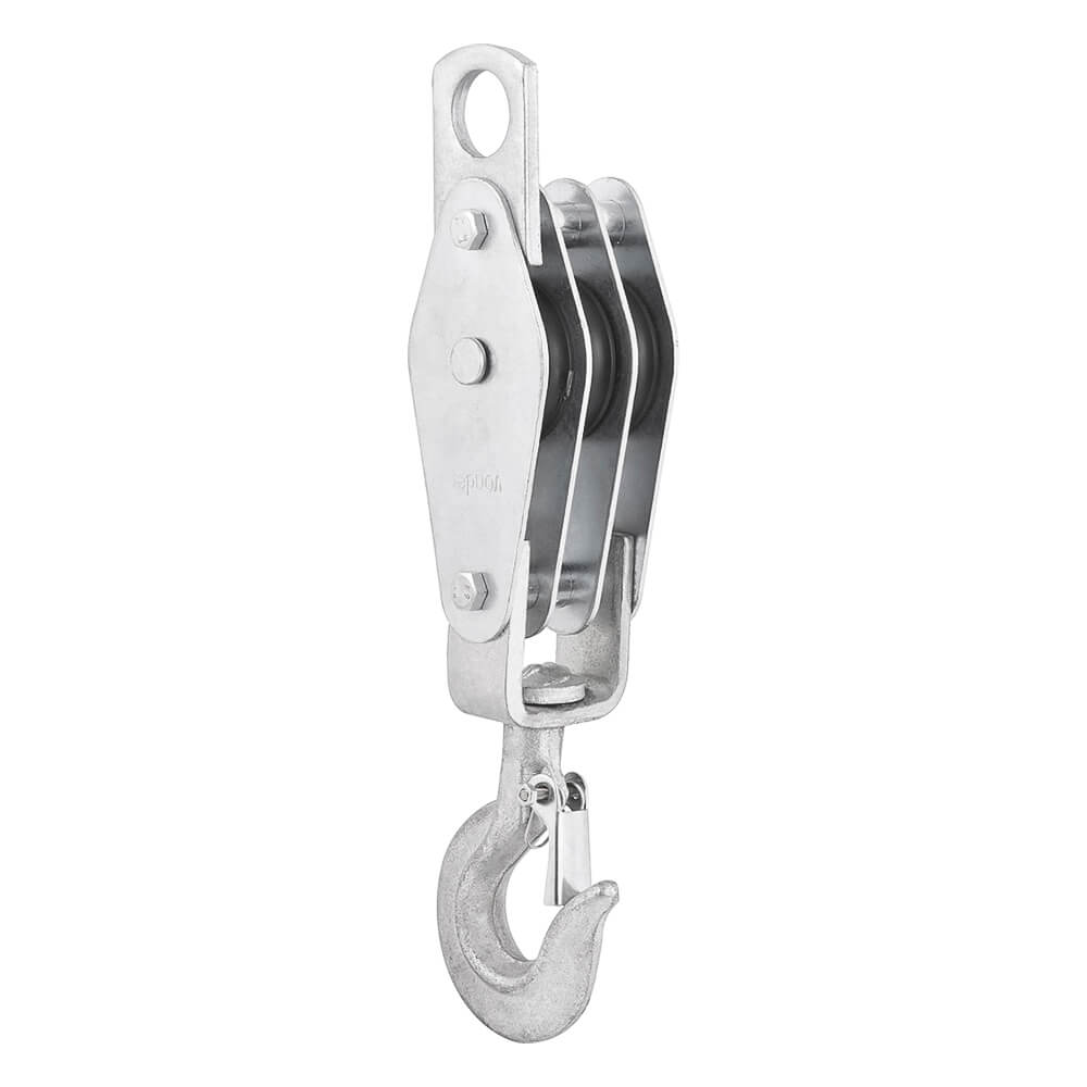 Encontraproduto.com.br - Par Moitão Cadernal 80Mm com 3 Roldanas - 6001036000 - Vonder