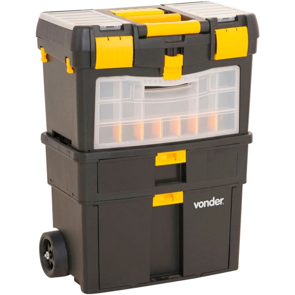 Caixa Plástica para Ferramentas Vonder CRV0100 com Roda