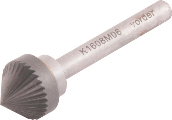 Encontraproduto.com.br - Lima Rotativa Cônica 90° 16 Mm Com Haste 6 Mm Vonder