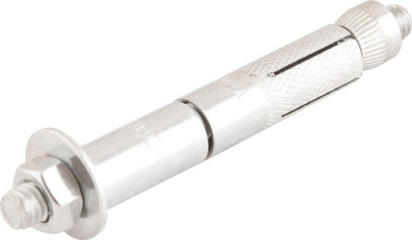 Encontraproduto.com.br - Chumbador 5/16x100mm prisioneiro zincado peça Vonder